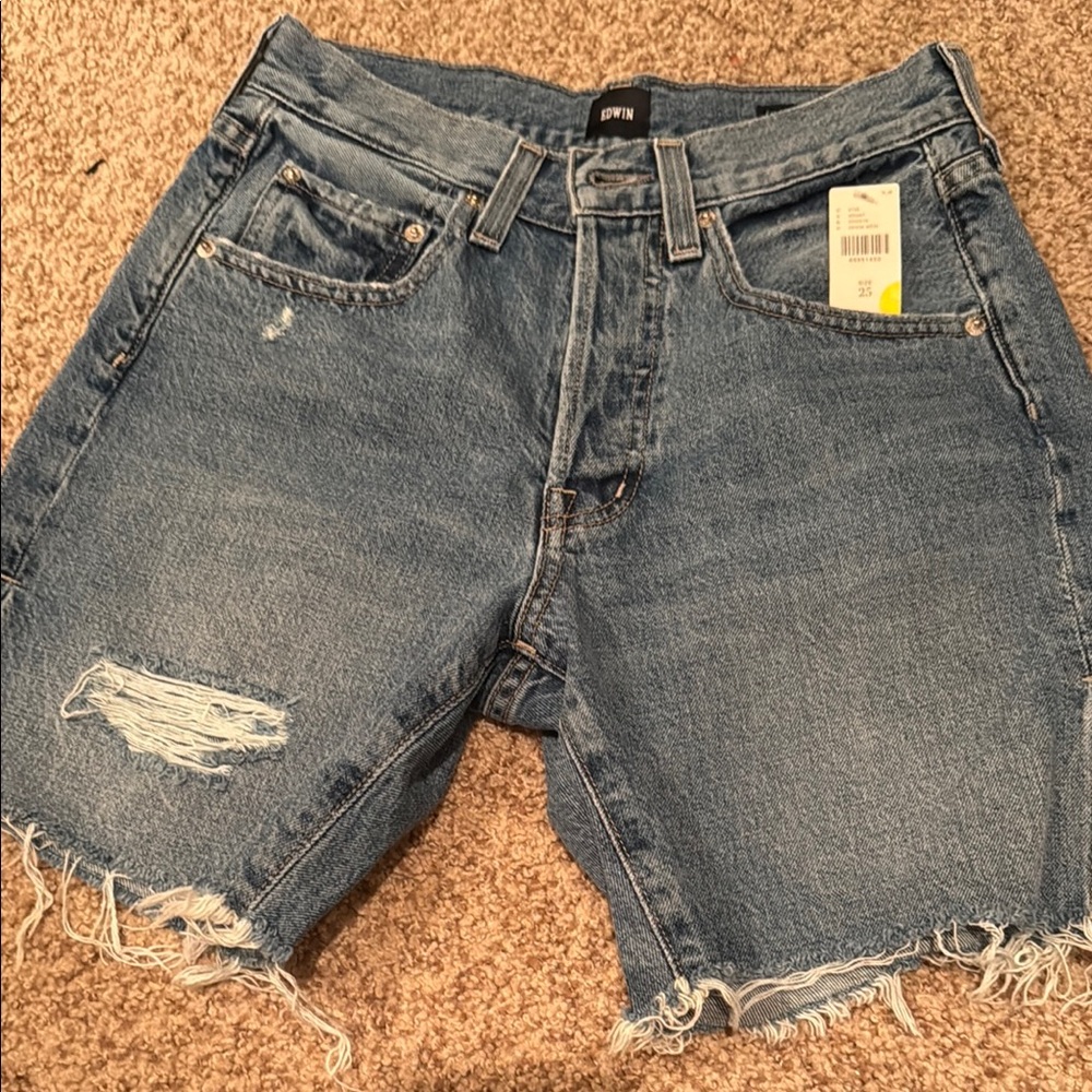 Edwin Blue Jean Shorts for Women
